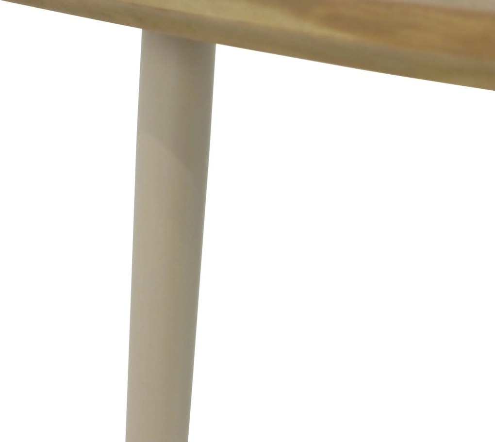 Dining Tuintafel rechthoekig 240 x 100 cm Aluminium/teak Taupe Montana