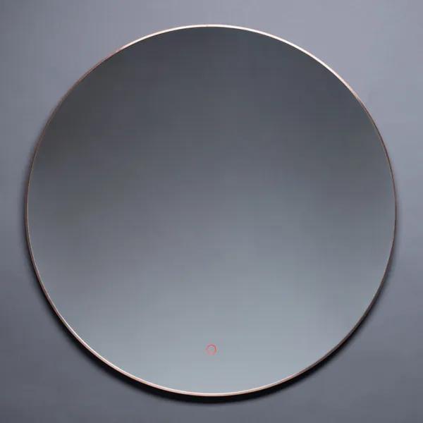 Best Design Lyon Venetië ronde spiegel rose goud mat incl.led verlichting Ø 100 cm 4009360