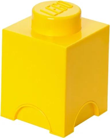 LEGO Opbergbox: Brick 1 (1.2l tr) - geel