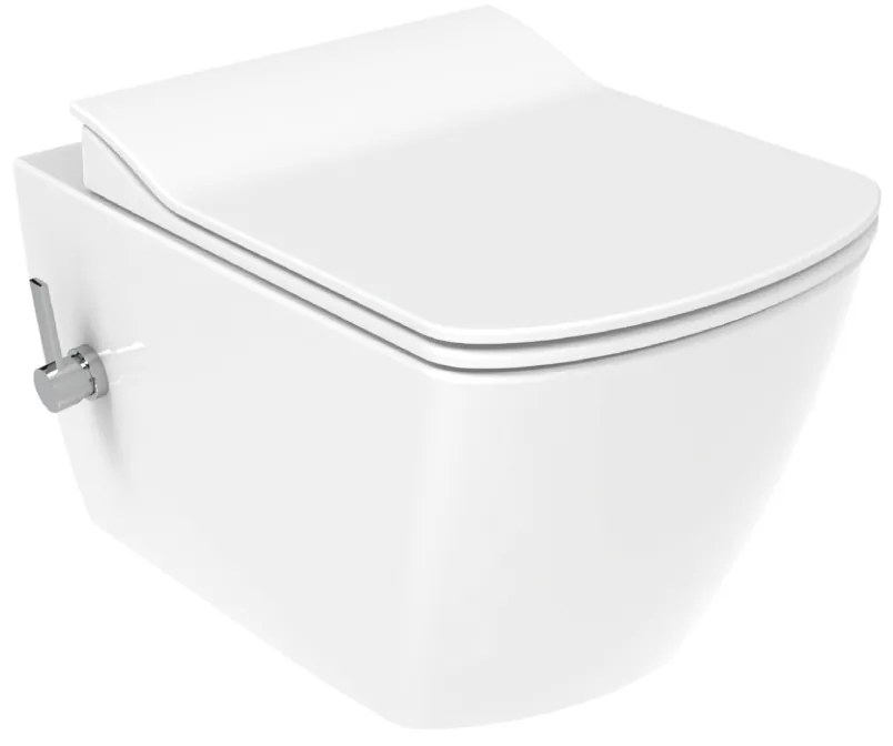SaniGoods Cody douche wc met bidetkraan koud water wit glans