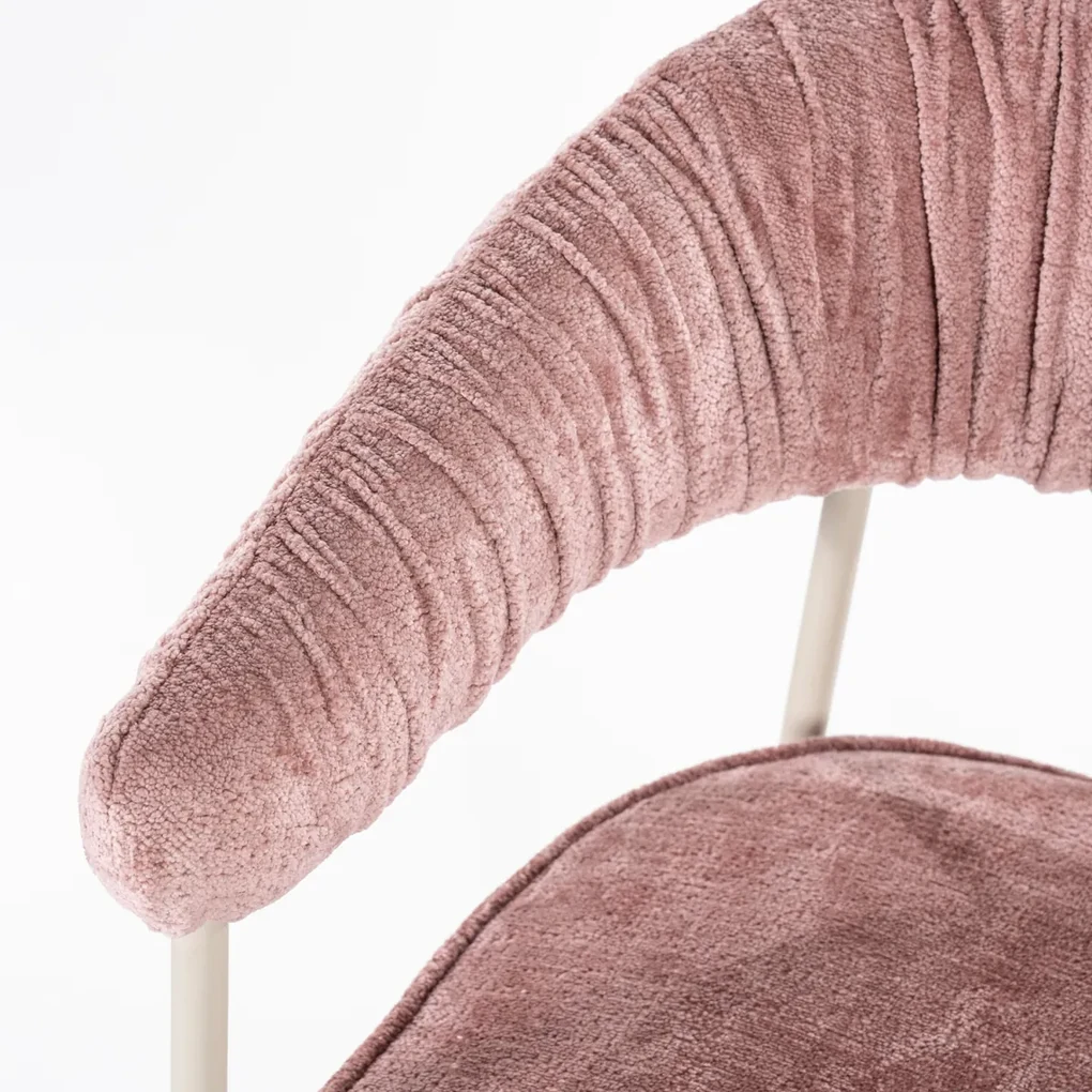 Eleonora Lizzy Roze Eetkamerstoel Klassiek Design