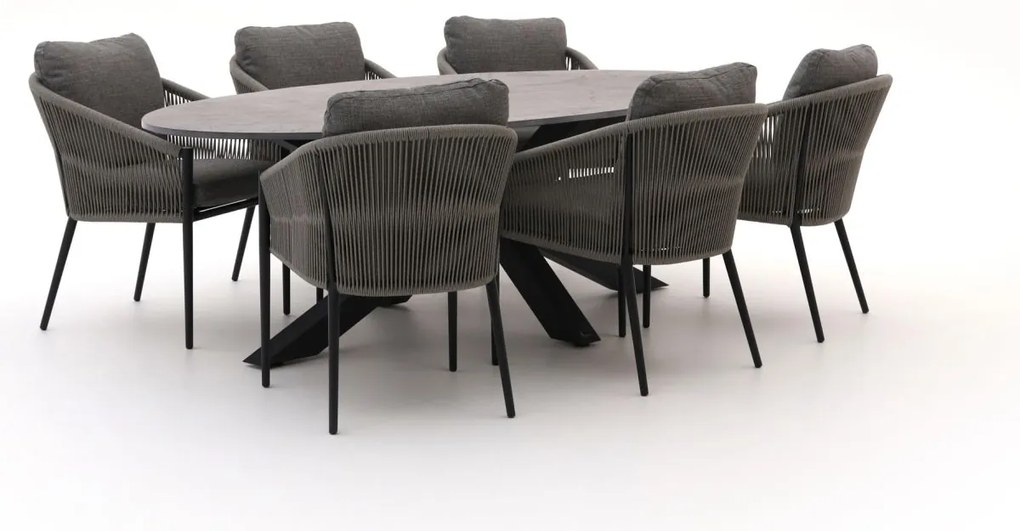 Diningset Bellagio  | 6 personen | Tuinset dekton | 7-delig | Kees Smit Tuinmeubelen