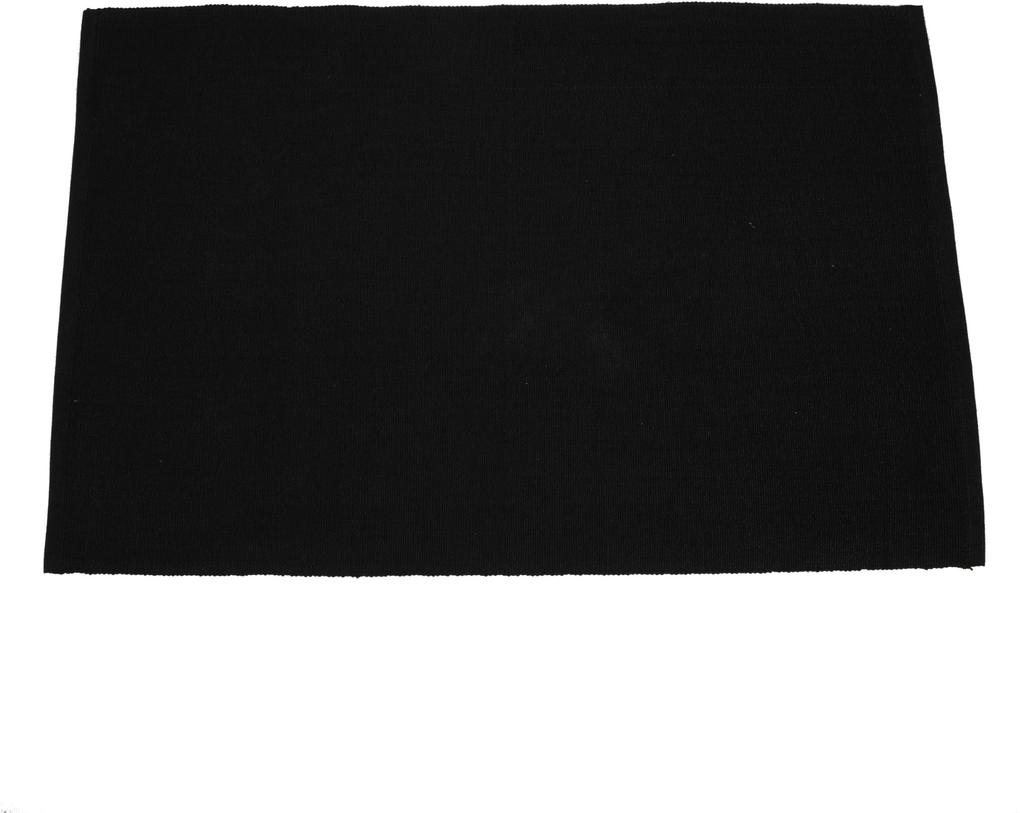 Placemat, bio-katoen, zwart, 35 x 50 cm
