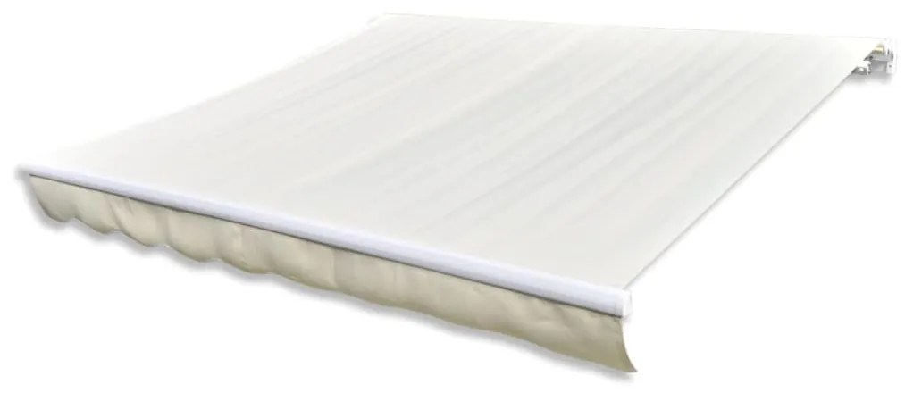 vidaXL Luifeldoek 6x3 m canvas crème