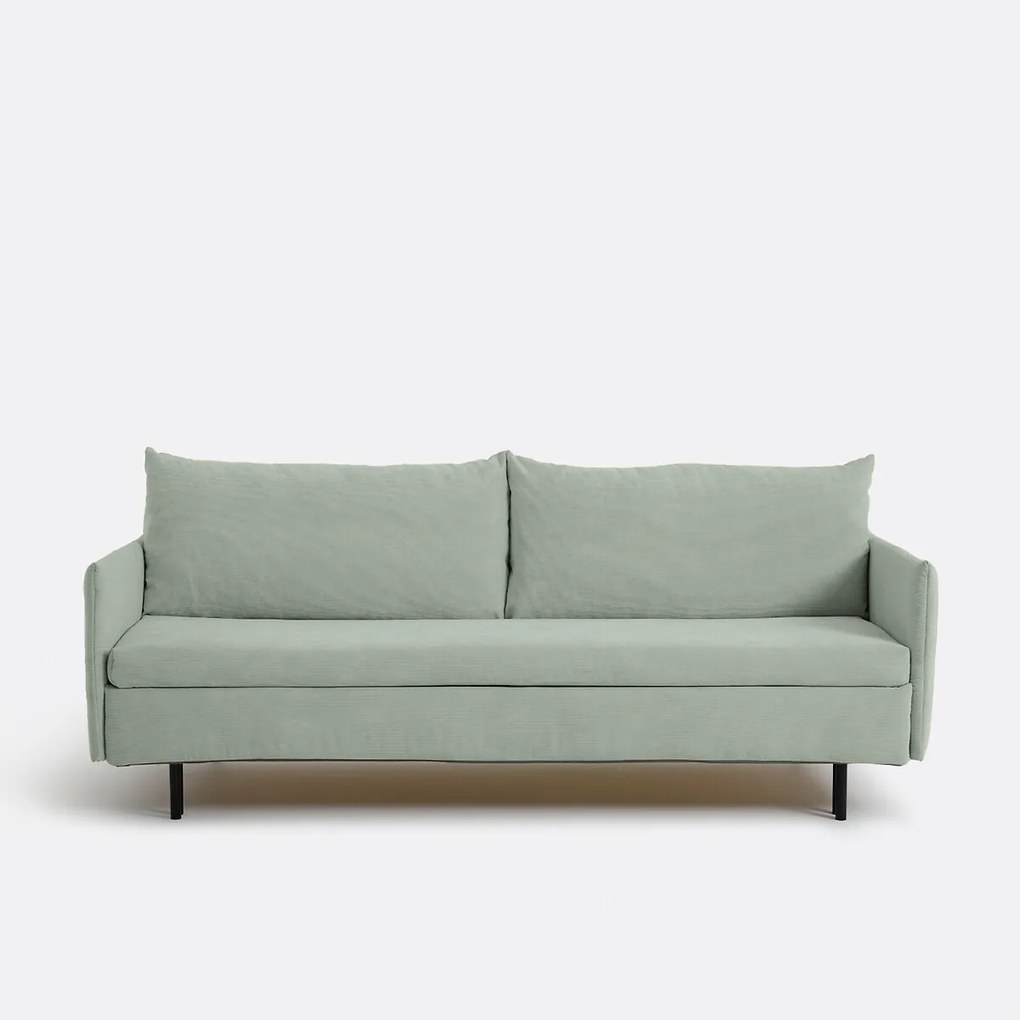 Fijne ribfluwelen slaapbank, ZOFT