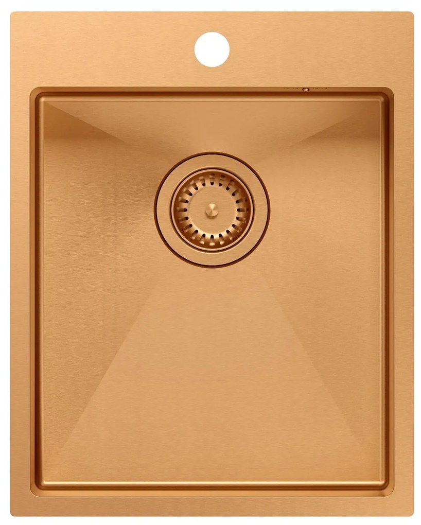 Stalen spoelbak RUSSEL 90 COPPER