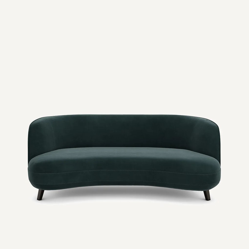 Bank in fluweel, Rosebury design E. Gallina