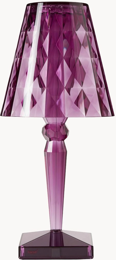 Mobiele dimbare LED-tafellamp Big Battery, H 37 cm