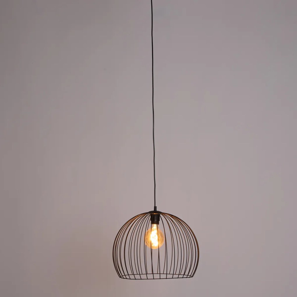 Moderne hanglamp zwart 40 cm - Koopa