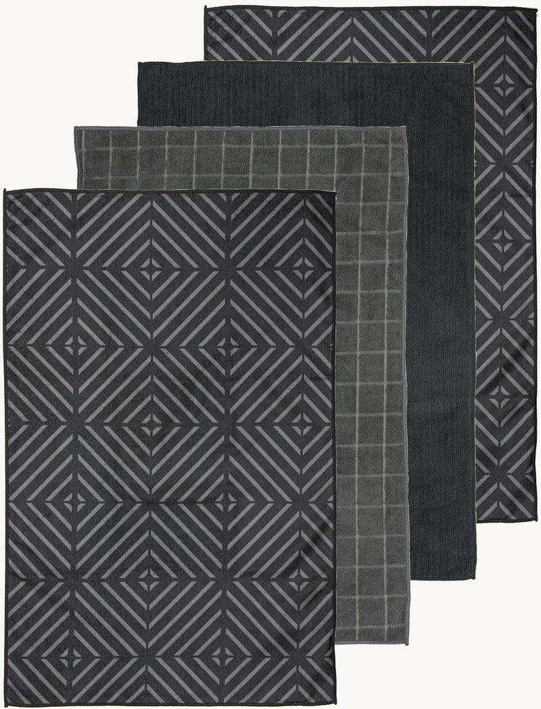 Theedoeken Benton, 4-delig