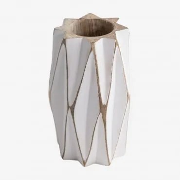 Decoratieve Vaas Van Mangohout Moura C - Sklum