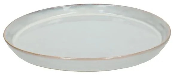 Bord reactieve glazuur, steengoed, grijs,Ø 26 cm