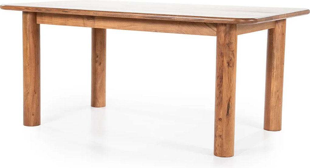Retro Eettafel Van Acaciahout 170 Cm - 170 X 100cm.