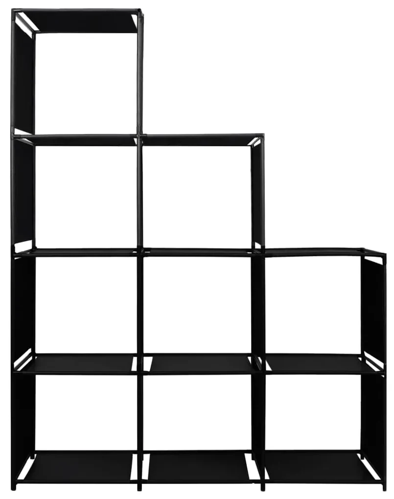 vidaXL Opbergkast trapvormig 130x45x170 cm stof