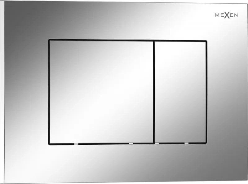 Mexen Tex 02 spoelknop, glanzend chroom - 6102-03