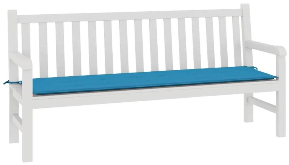 vidaXL Tuinbankkussen 180x50x3 cm blauw