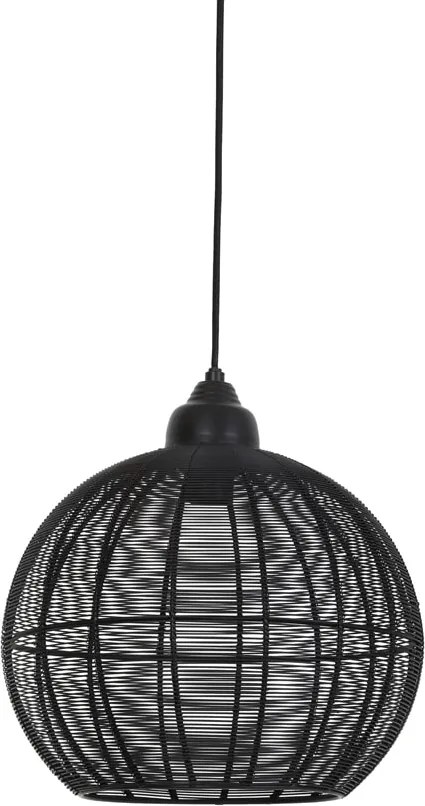 Light & Living Hanglamp 'Milla' 32cm, mat zwart