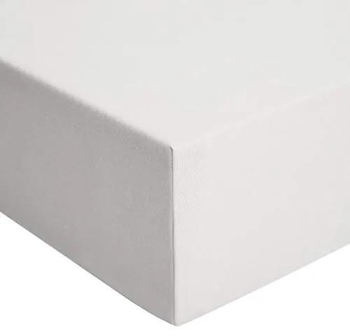 Jersey hoeslaken, helder grijs - 90 x 200 cm