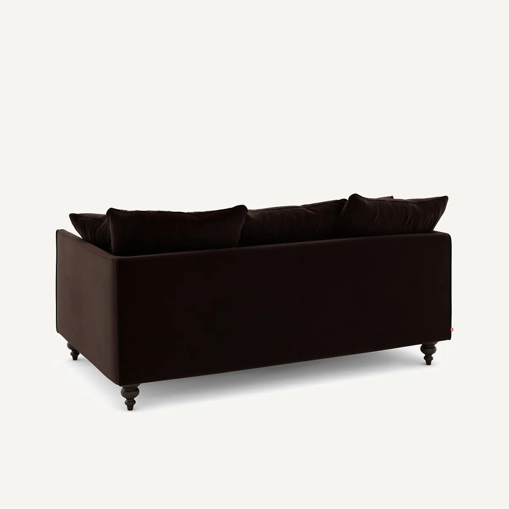 3-zits compacte fluwelen zetel, Lazare