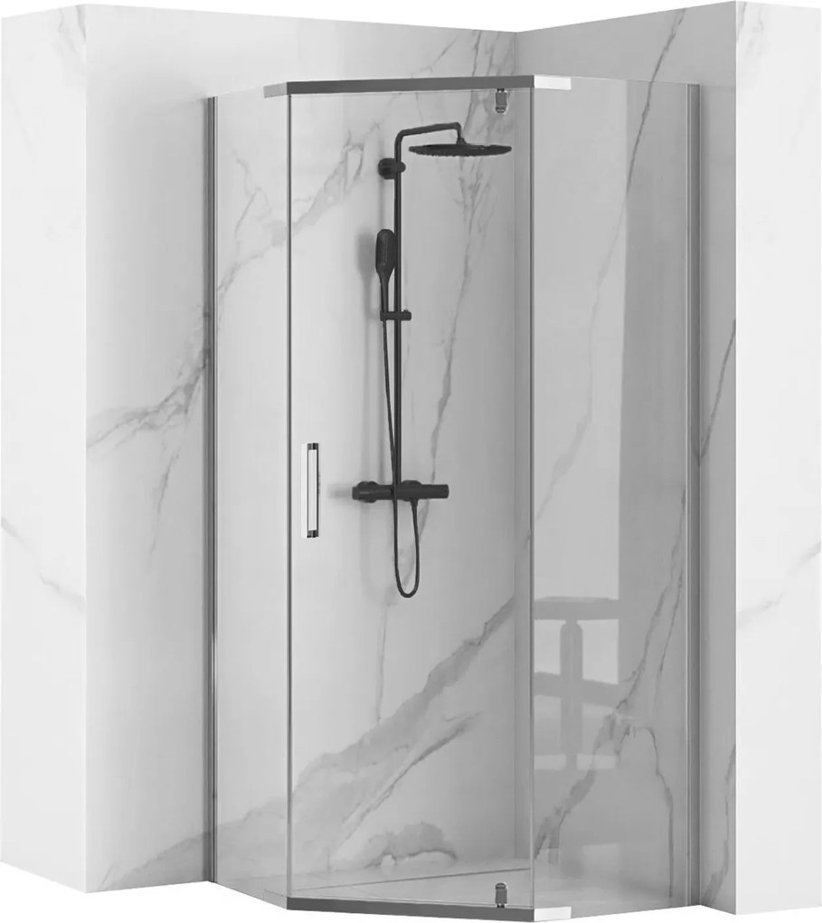 Rea AXIN Chroom 90x90 Douchecabine