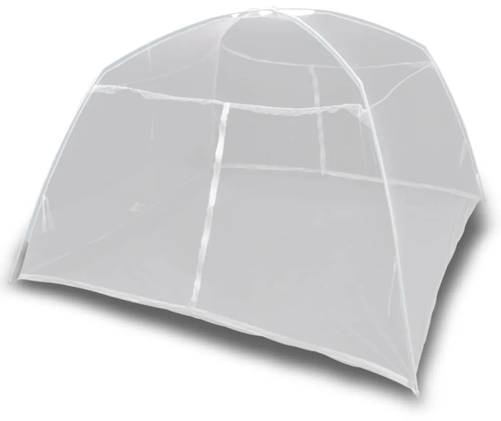 vidaXL Tent 200x150x145 cm glasvezel wit