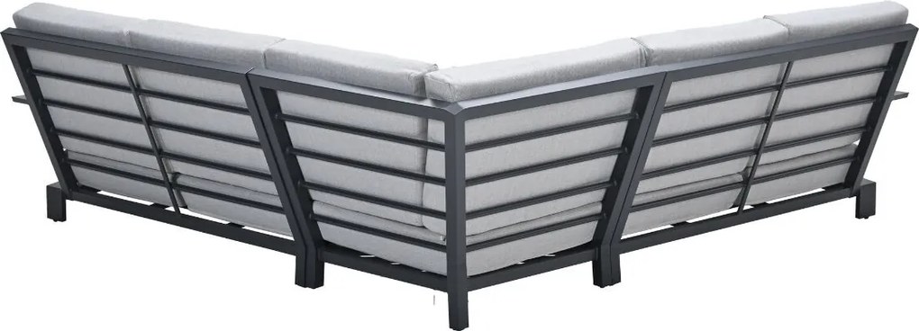Garden Impressions Coba loungeset 4-delig donker grijs - valley sand