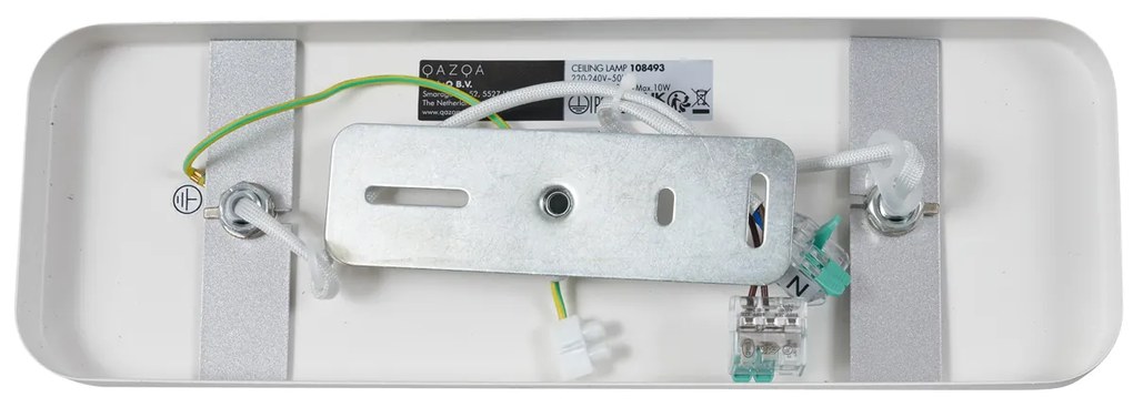 Design plafondspot wit GU10 70mm 2-lichts draai- en kantelbaar - Vo