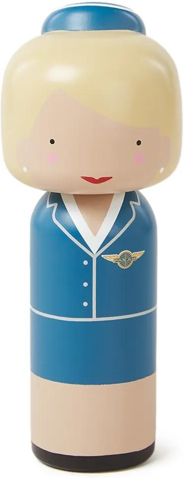 Lucie Kaas Pan Am Kokeshi Doll 14,5 cm