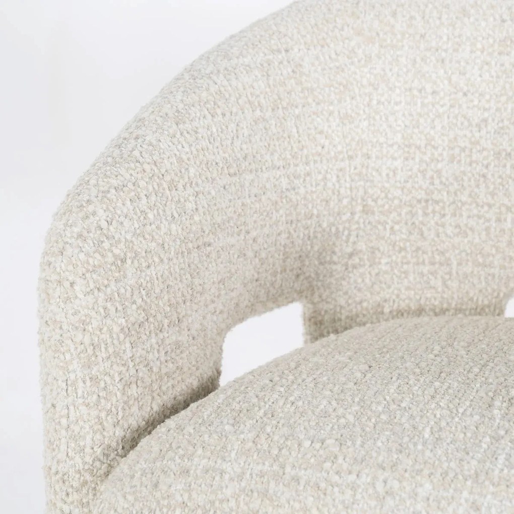 Eleonora Hamilton Beige Eetkamerstoel Hotel Chique Stijl