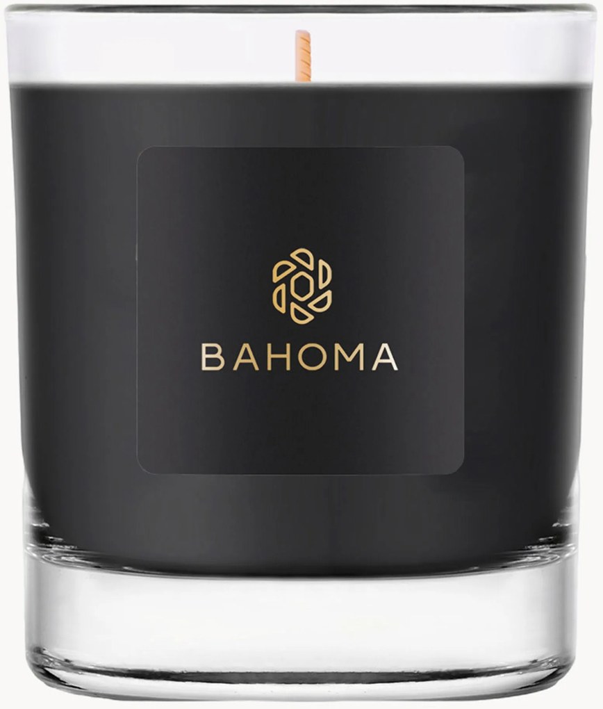 Handgegoten 3-lonts geurkaars Oakley (zwarte vanille)