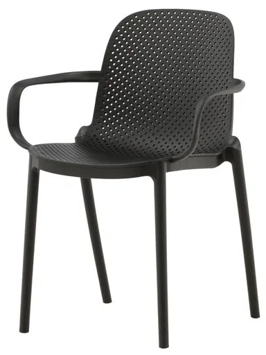 Jörn Eetkamerstoel - Annika - Zwart - Kunststof - Jörn