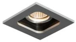 BWS Inbouwspot LED Kiana 1 10x10x9cm 600Lm 6.8W 20° Vierkant Aluminium