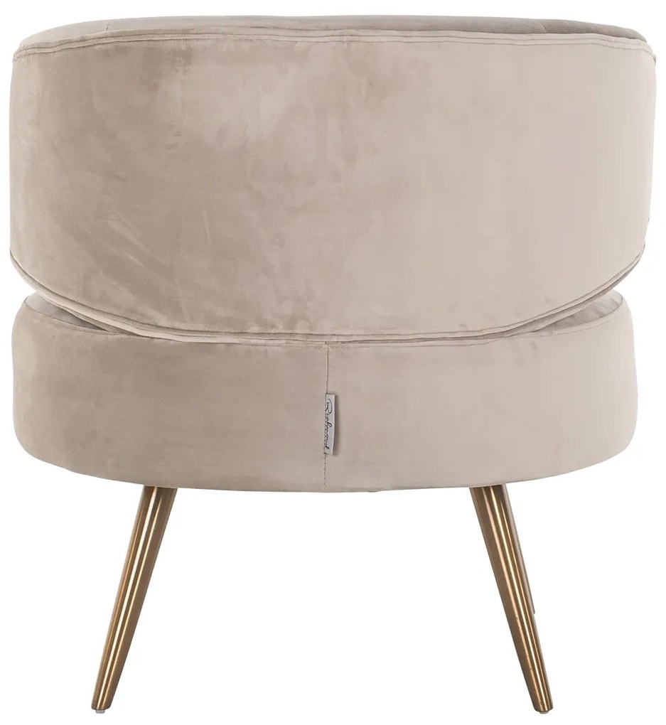 Velvet Fauteuil Khaki