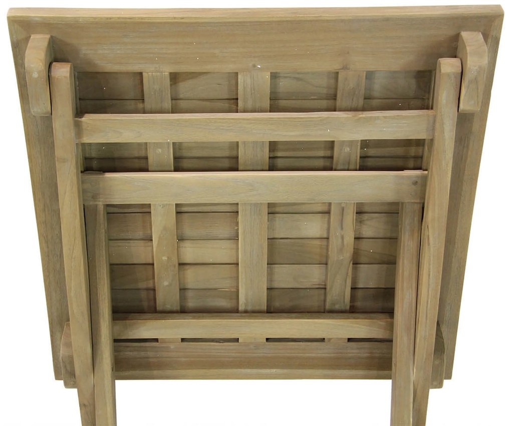 Tuinset 2 personen 80 cm Teak Taupe Garden Collections Birmingham/Derby