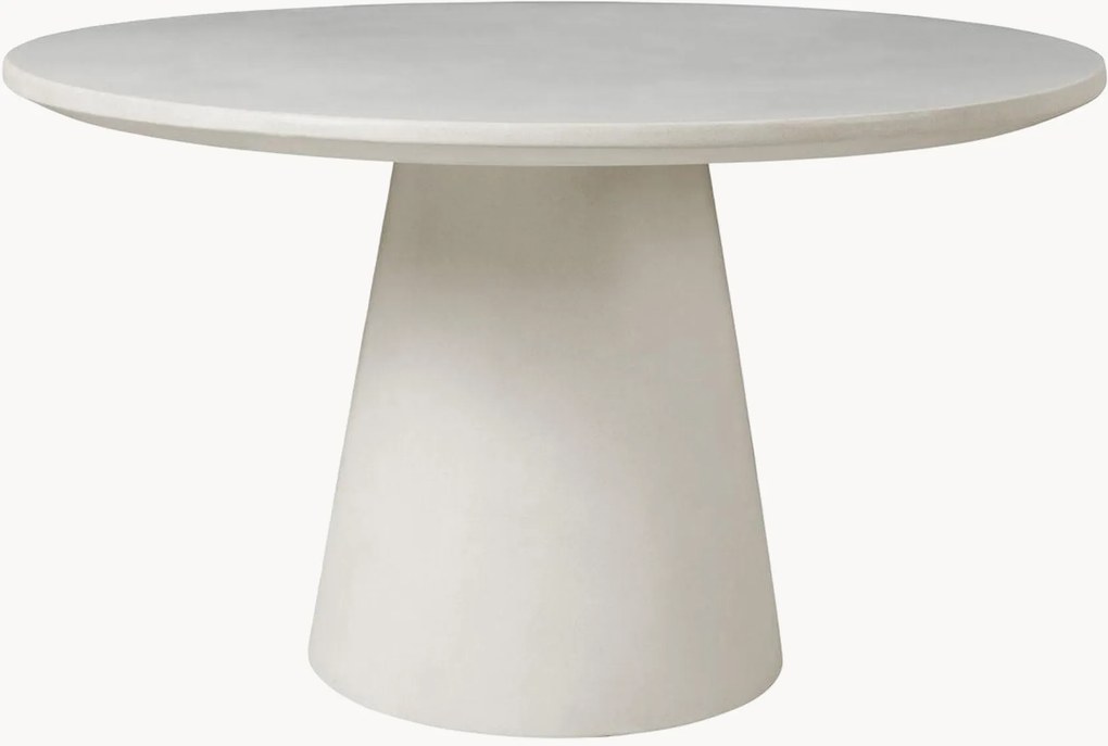 Ronde outdoor eettafel Carla van microcement