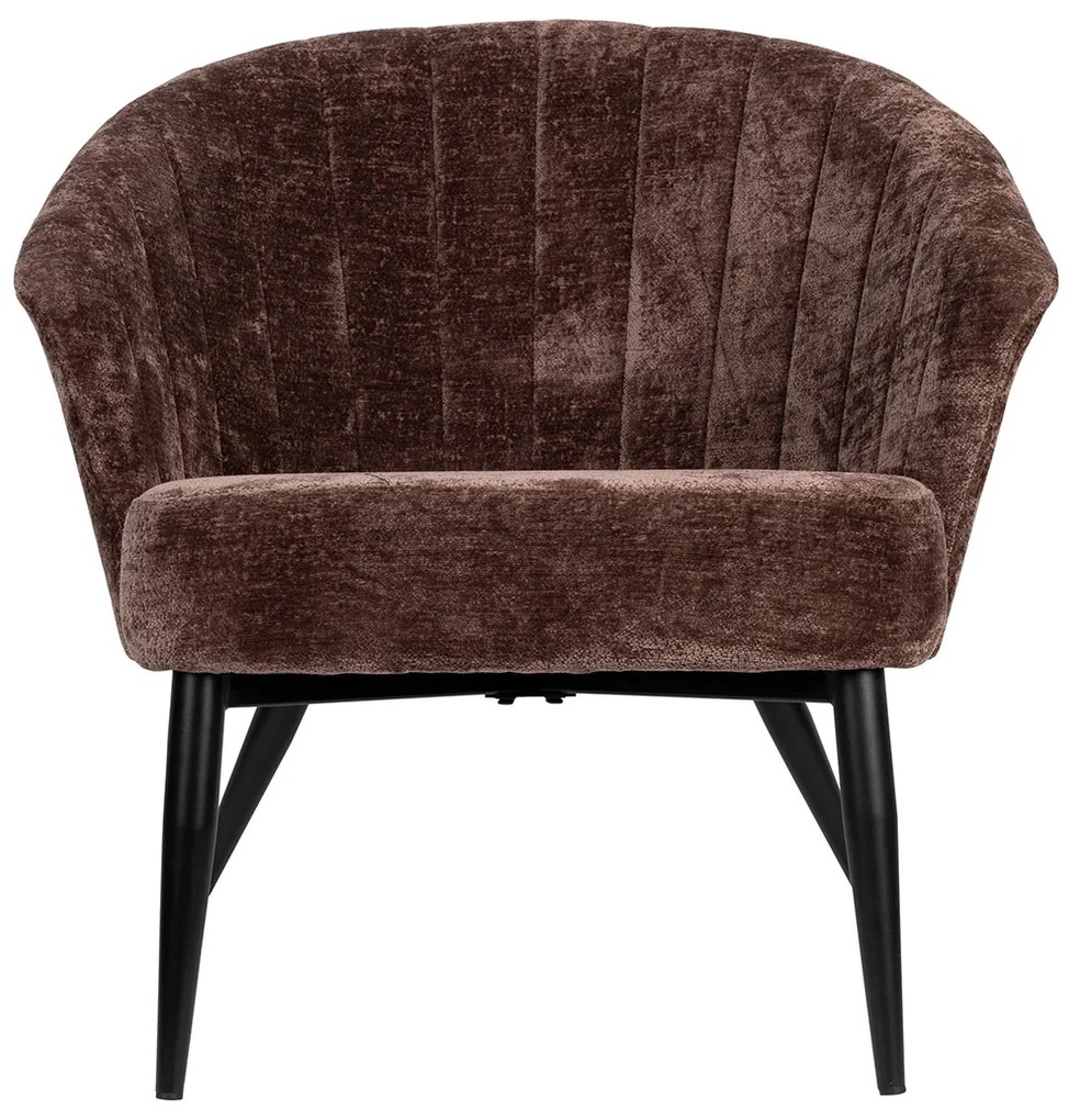 Dutchbone Georgia Fauteuil Paars Velvet