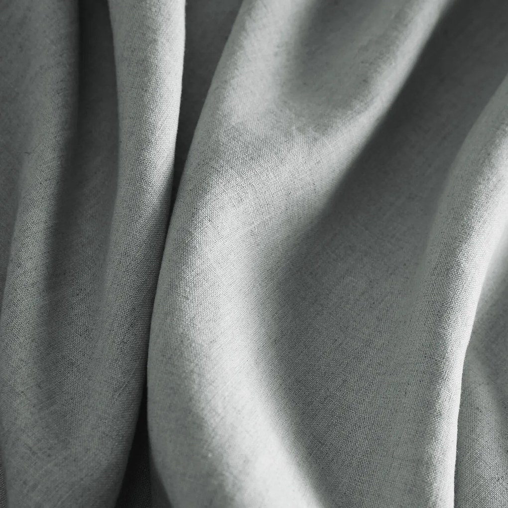 Gordijn in gewassen linnen met voering, met oogjes, Private