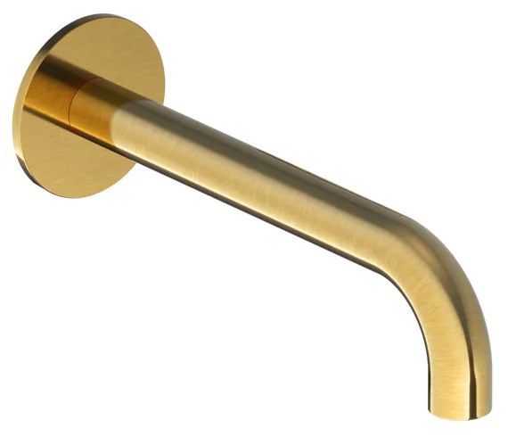 Hotbath Cobber baduitloop 22.5cm messing geborsteld PVD