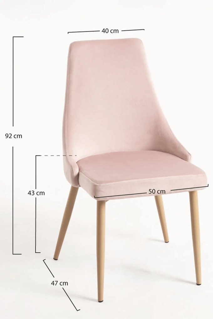 Set 4 Stoik Wood Stoelen