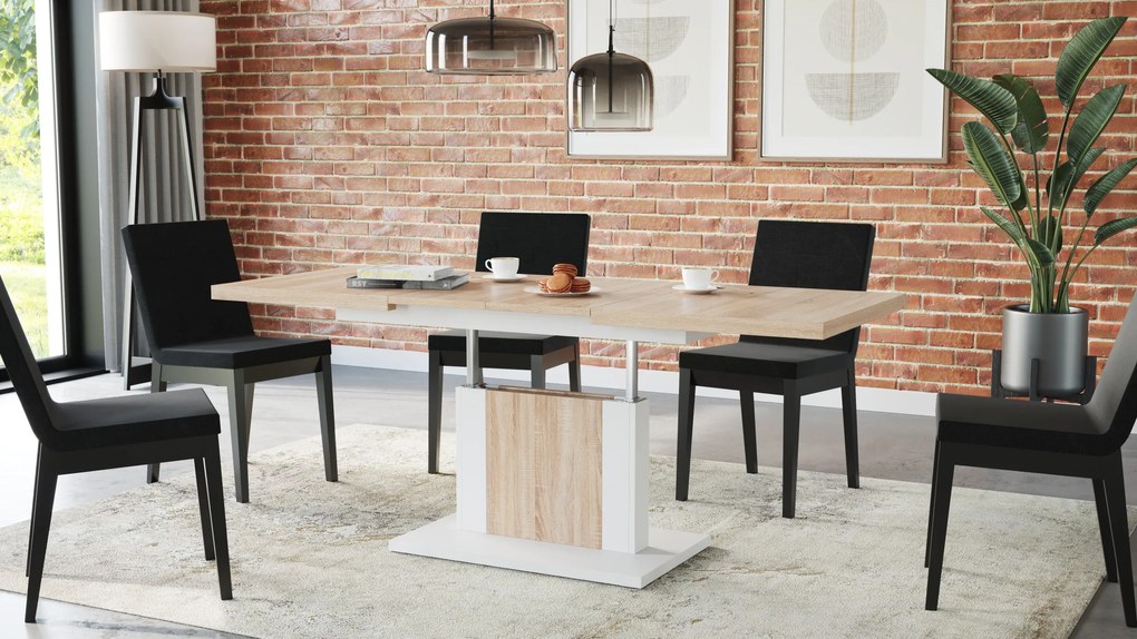 ORION sonoma eiken / wit, salontafel