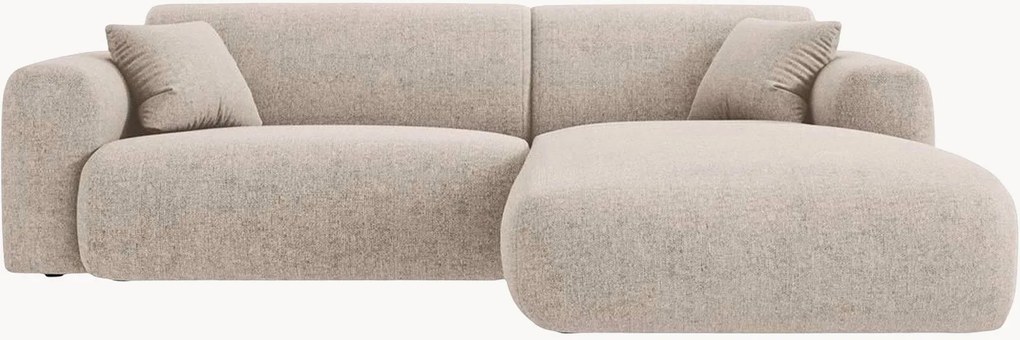 Chenille hoekbank Nolio (4-zits)