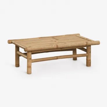 Bijzettafel Voor Tuin Rechthoekig 75x40 Cm Van Bamboe Isendra Bamboe - Sklum
