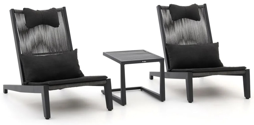 Bistro- en balkonset Manifesto  | 2 personen | Tuinset wicker (vlechtwerk) | 3-delig | Kees Smit Tuinmeubelen