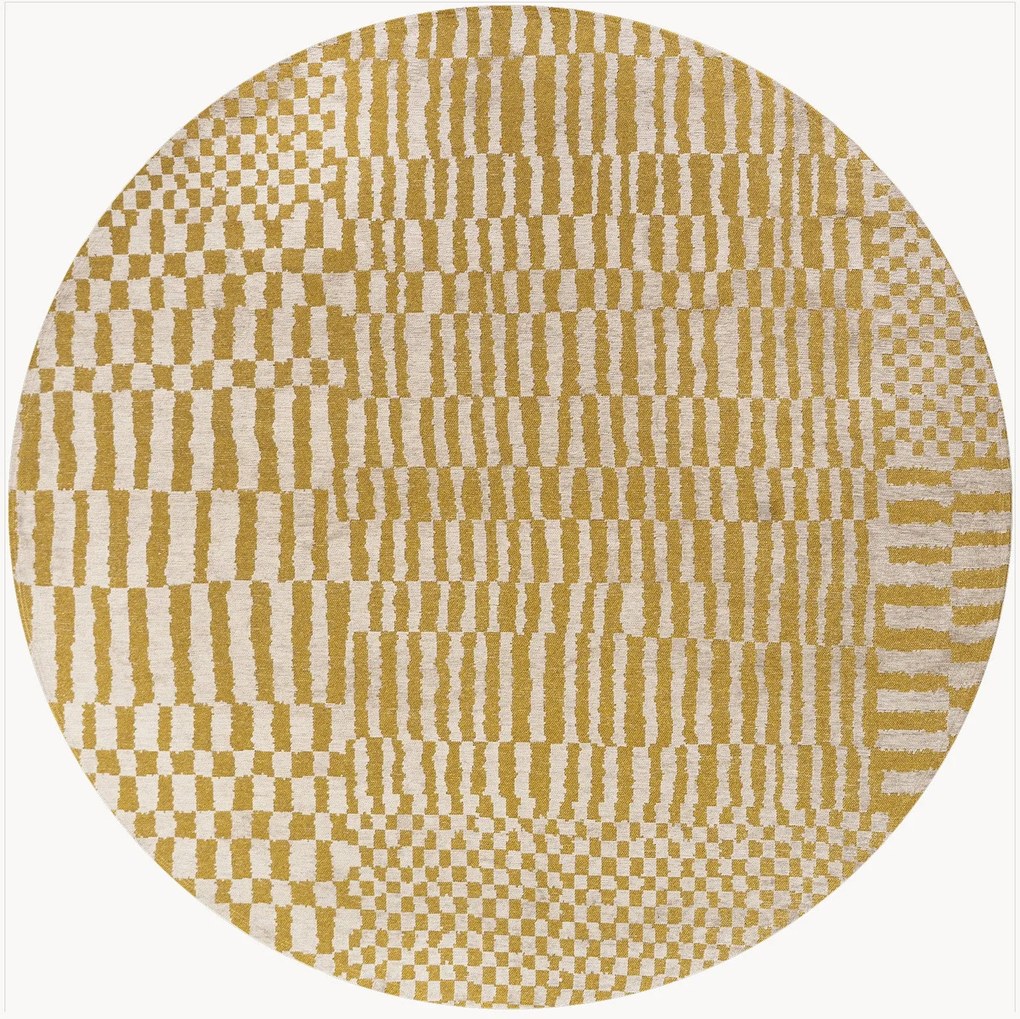 Rond in- & outdoor vloerkleed Berber