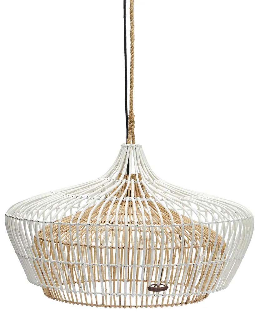 Rivièra Maison - Rustic Rattan Double Layer Hanging Lamp - Kleur: naturel