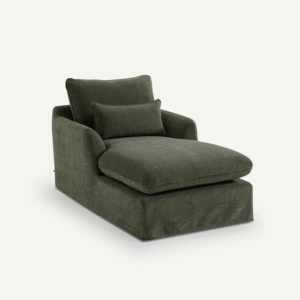 Lange fauteuil polyester, Nelville