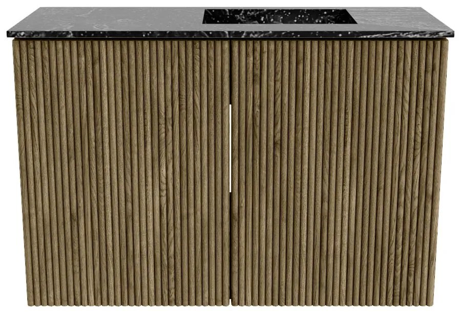 Mondiaz Joya DLux 60cm toiletmeubel dusk met wastafel faye rechts 1 kraangat lava