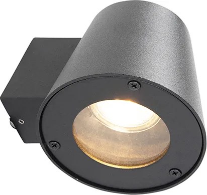 Moderne buitenwandlamp zwart IP44 - Skittle