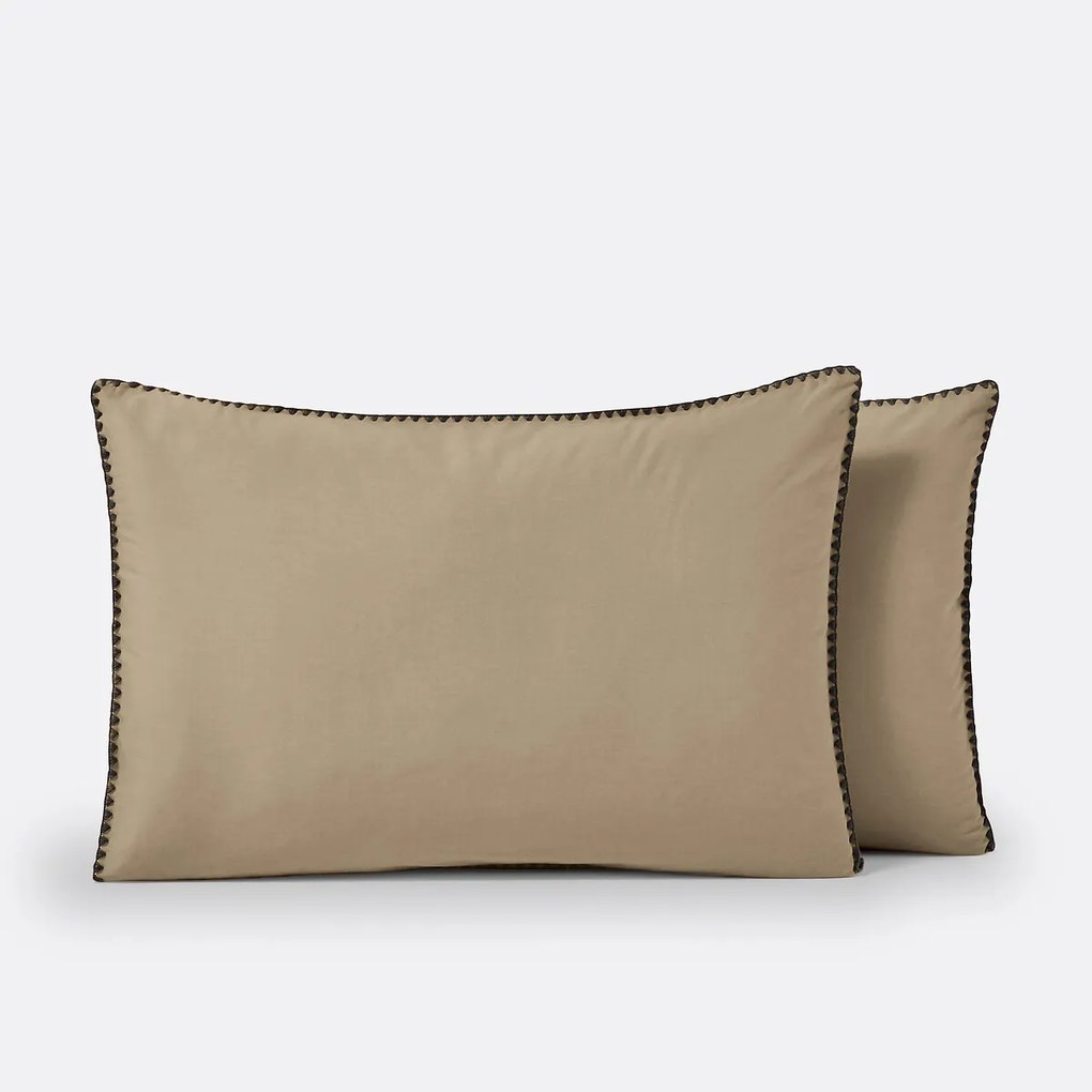 Kussensloop in gewassen katoen, Merida