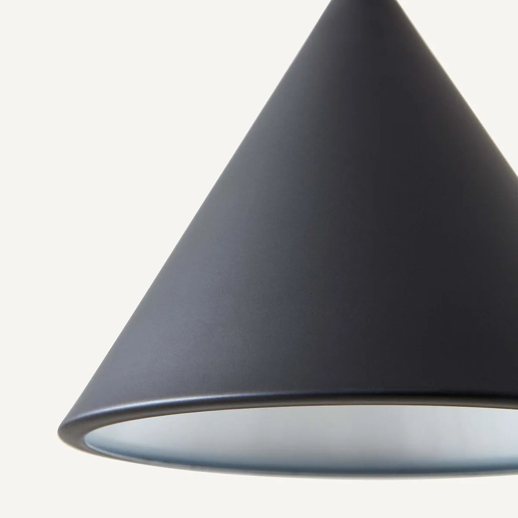 Kegelvormige hanglamp diam. 19 cm, Moke